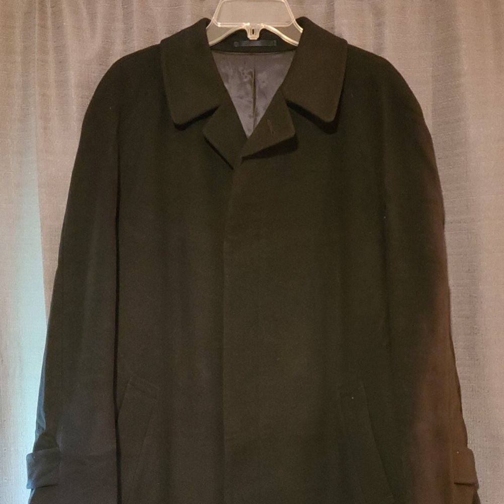 New Yorker Navy Blue Mens 2XL Business Trench Coat from Japan